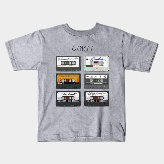 Home Taping Genesis Kids T-Shirt by TShirtGuy2267